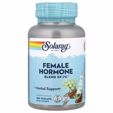 Solaray Femal Hormone SP-7C Mélange d’Hormones Féminines 180 Capsules