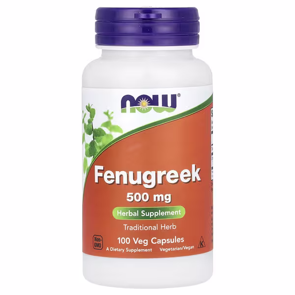 Now Foods Fenugrec 500 mg 100 Capsules Végétariennes