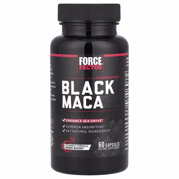 Force Factor Fundamentals Black Maca 60 Capsules