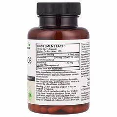 Futurebiotics Extra Strength Vitamin K2 + D3 – 120 Capsules