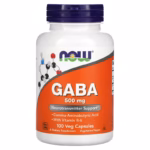 Now foods GABA et Vitamine B6 500 mg 100 Capsules