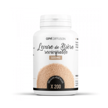 GPH Diffusion Levure de Biere Revivifiable 200 Gelules