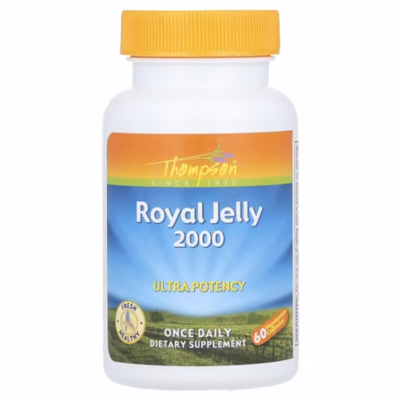 Thompson Gelée Royale Ultra Puissante 2000 mg 60 Capsules Végétariennes