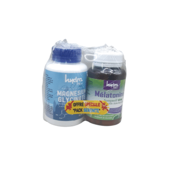 Hydra Plus Magnesium Glycinate 60gelules+Melatonine 36 Gelule Pack Serenite