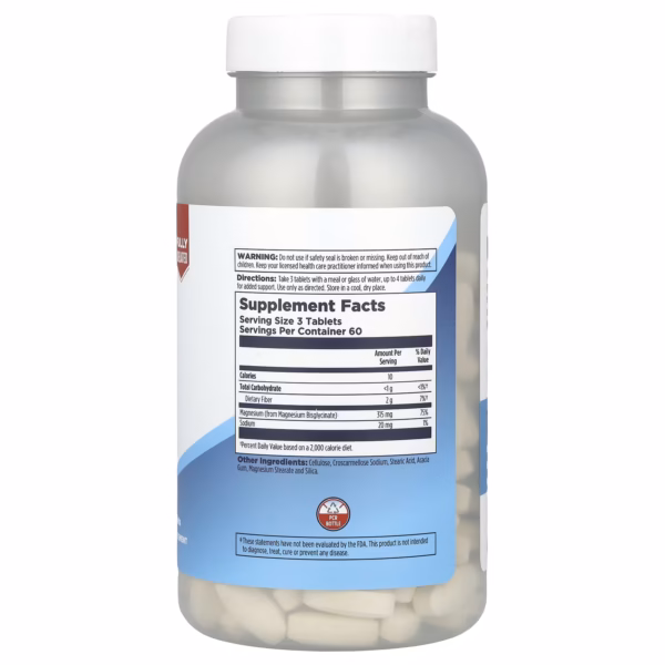 KAL Chelated Magnesium Bisglycinate 180 Tablets