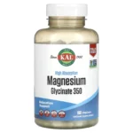 KAL Glycinate de Magnésium Haute Absorption 350 mg – 160 VegCaps