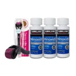 KIT Kirkland Signature Minoxidil 5% Homme 3 Mois (90 Jours) + Derma Roller
