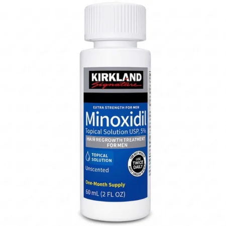 Kirkland Signature Minoxidil 5% Homme Repousse Cheveux & Anti-Chute 1 Mois (30 Jours)