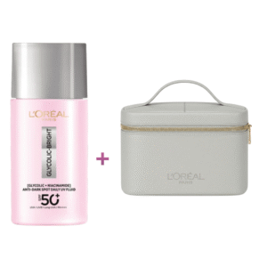 L&rsquo;Oreal Paris Glycolic-Bright UV Fluid Anti-Tache spf50 + Trousse
