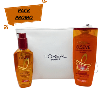 L’Oreal Paris Serum Oil Midnight+Shampoing 200ml +Trousse Blanche Pack