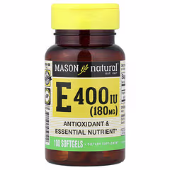 Mason Natural Vitamin E 400 IU – 100 Softgels