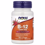 NOW Foods B-12 2000 mcg – 100 Lozenges