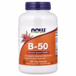 NOW Foods B-50 Complex – 250 Vegetarian Capsules
