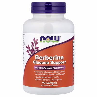 NOW Foods Berberine Glucose Support 90 Softgels