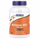 NOW Foods Betaine HCl 120 Veg Capsules
