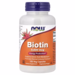 NOW Foods Biotin 5000 mcg 120 Vegetarian Capsules