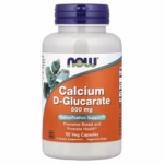NOW Foods Calcium D-Glucarate 500 mg 90 Veg Capsules