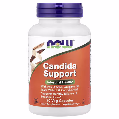 NOW Foods Candida Support 90 Veg Capsules