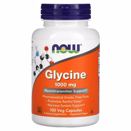 NOW Foods Glycine 1000 mg – 100 Capsules Végétariennes