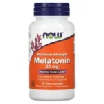 NOW Foods High Potency Melatonin 20 mg – 90 Veg Capsules