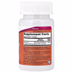 NOW Foods High Potency Vitamin D3 10,000 IU – 120 Softgels