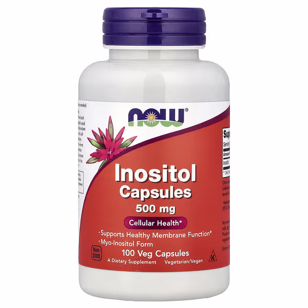 NOW Foods Inositol 500 mg – 100 Veg Capsules