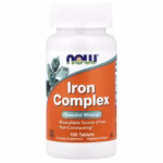NOW Foods Iron Complex 100 Tablets