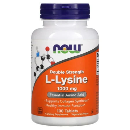 NOW Foods L-Lysine 1000 mg – 100 Tablets