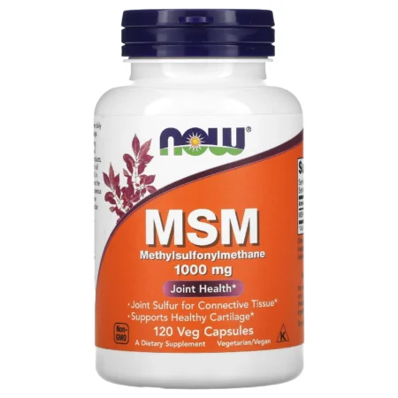NOW Foods MSM Methylsulfonylmethane 1000 mg – 120 Veg Capsules