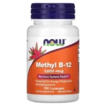 NOW Foods Methyl B-12 1000 mcg – 100 Lozenges
