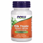 NOW Foods Milk Thistle Extract with Turmeric 150 mg – 60 Veg Capsules