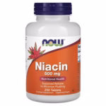 NOW Foods Niacin 500 mg – 250 Tablets