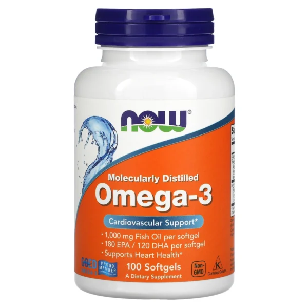 NOW Foods Omega-3 2000 mg – 100 Softgels