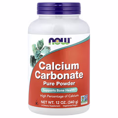 NOW Foods Pure Calcium Carbonate Powder – 340 g