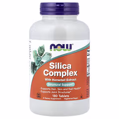 NOW Foods Silica Complex with Horsetail Extract – 180 Tablets