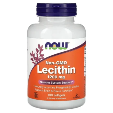 NOW Foods Sunflower Lecithin 1200 mg – 100 Softgels