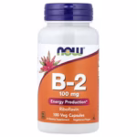 NOW Foods Vitamin B-2 100 mg – 100 Vegetarian Capsules