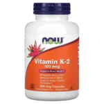 NOW Foods Vitamin K2 100 mcg – 250 Vegetarian Capsules