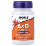 NOW Foods Vitamins A & D – 100 Softgels