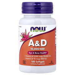 NOW Foods Vitamins A & D – 100 Softgels
