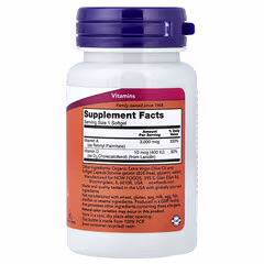 NOW Foods Vitamins A & D – 100 Softgels