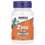 NOW Foods Zinc 50 mg – 100 Tablets