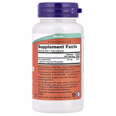 NOW Foods Zinc Picolinate 50 mg – 120 Vegetarian Capsules