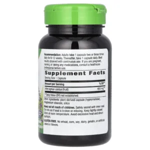 Nature’s Way Vitex Fruit 400 mg – 100 Vegan Capsules