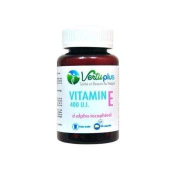 Vertu plus vitamine E 50 capsules