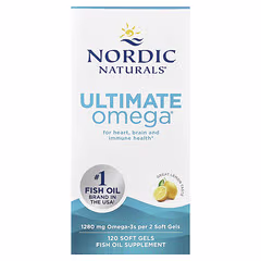 Nordic Naturals Ultimate Omega Lemon 640 mg – 120 Softgels
