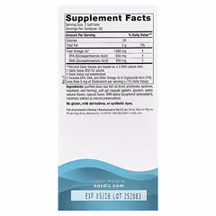 Nordic Naturals Ultimate Omega Lemon 640 mg – 120 Softgels