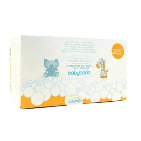 Begobano eponge savonneuse baby bano 25 unités