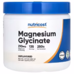 Nutricost Glycinate de Magnésium Non Aromatisé 250 g