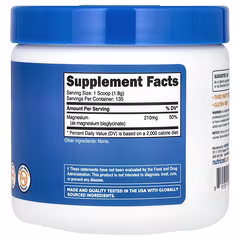 Nutricost Glycinate de Magnésium Non Aromatisé 250 g
